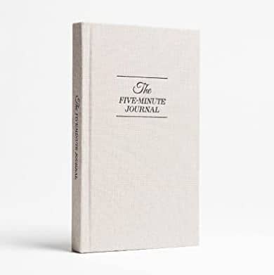 Cover of "The Five Minute Journal"